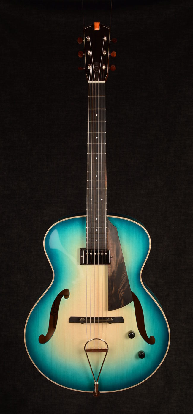 Blue archtop
